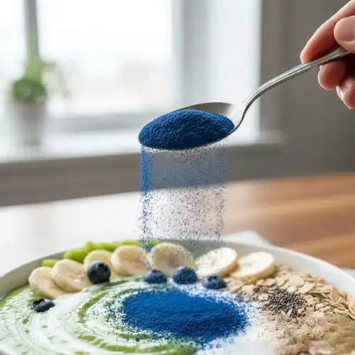 How does temperature influence phycocyanin denaturation?